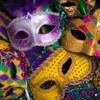 オリジナルマスクを作ろう　Mardi Gras Mask  Making Event