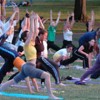 沈む夕日に向かって　Sunset Yoga