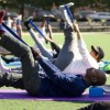 若い者には負けん！　Seniors Fitness  in Carl Schurz Park