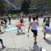 楽しく汗をかこう！　Fitness Party with  Mark Fisher Fitness  in Hudson Park!