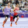 陸上男子1500mの唐沢は4位