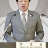 防衛相、中国軍に「毅然と対応」