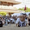 照ノ富士が奉納土俵入り