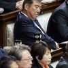 首相、指名選挙で居眠りか