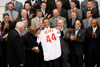 第44代として、８年の任期を全うした＝2008年（photo: Official White House Photo by Chuck Kennedy）