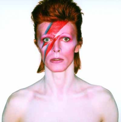 Album cover shoot for Aladdin Sane, 1973. Photograph by Brian Duffy. Photo Duffy Archive & the David Bowie Archive