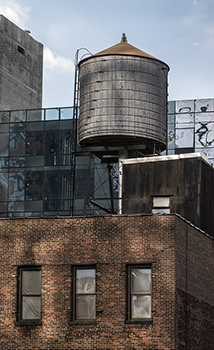 Water Tank Nyc Urban City City New York City Urban