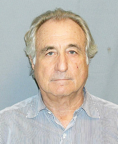 バーナード・マドフ受刑者 （photo: U.S. Department of Justice）