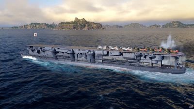 World Of Warships Legends 新艦種 航空母艦 が期間限定で登場 鳳翔や龍驤がプレイ可能に Daily Sun New York