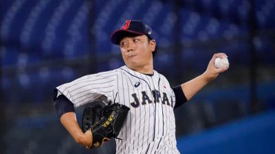 五輪野球 大野 登板に米ファン騒然のわけ ユニフォームの英語が 不吉なクローザーの名前だ Daily Sun New York